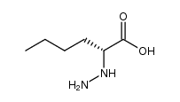 (R)-2-hydrazinylhexanoic acid Structure