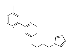 2-(4-methylpyridin-2-yl)-4-(4-pyrrol-1-ylbutyl)pyridine Structure