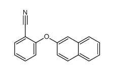 2-(2-萘氧基)苯腈结构式