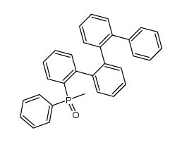 Methyl-phenyl-[o-quaterphenylyl-(2)]-phosphinoxyd结构式