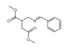 dimethyl 2-((benzylideneamino)methyl)succinate结构式