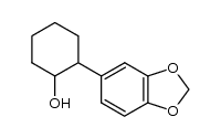 2-(3,4-methylenedioxyphenyl)cyclohexanol结构式