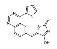 5-((4-(噻吩-2-基)喹唑啉-6-基)亚甲基)噻唑烷-2,4-二酮图片