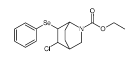 (1S,4S)-5-Chloro-6-phenylselanyl-2-aza-bicyclo[2.2.2]octane-2-carboxylic acid ethyl ester Structure