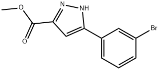 Methyl 3-(3-bromophenyl)-1H-pyrazole-5-carboxylate picture