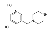 1-吡啶-3-基甲基-哌嗪二盐酸盐结构式