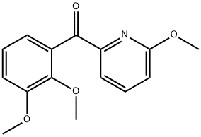 2-(2,3-Dimethoxybenzoyl)-6-methoxypyridine结构式