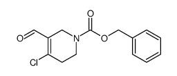 benzyl 4-chloro-3-formyl-5,6-dihydropyridine-1(2H)-carboxylate结构式