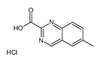 6-Methylquinazoline-2-carboxylic acid hydrochloride结构式