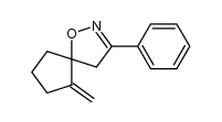 6-methylene-3-phenyl-1,2-oxazaspiro[4.4]non-2-ene结构式