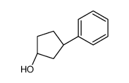 (1S,3R)-3-phenylcyclopentan-1-ol Structure