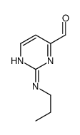 2-(propylamino)pyrimidine-4-carbaldehyde Structure