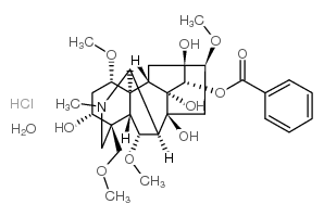苯甲酰中乌头胺盐酸盐图片
