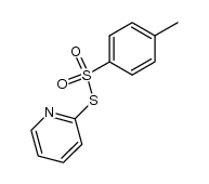 2-mercaptopyridine p-toluenesulfonate Structure