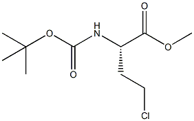 (S)-Boc-r-chloro-Abu-Ome structure