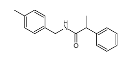 dl-N-(α-phenylpropionyl)-p-methylbenzylamine Structure