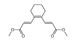 dimethyl cyclohex-1-ene-1,2-bis-(E)-acrylate Structure