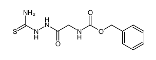 Cbz-Gly-azaGly[ΨCSNH]-NH2 Structure