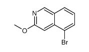 5-溴-3-甲氧基异喹啉结构式