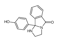 9b-(4-hydroxy-phenyl)-1,2,3,9b-tetrahydro-imidazo[2,1-a]isoindol-5-one结构式