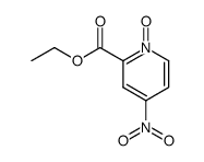 4-nitropicolinic acid N-oxide ethyl ester Structure