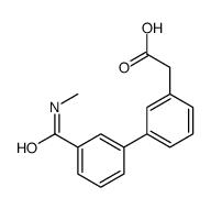 2-(3-(甲基氨基甲酰)-[1,1-联苯]-3-基)乙酸结构式