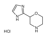 2-(1H-Imidazol-2-yl)morpholine hydrochloride (1:1)结构式