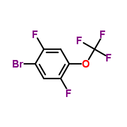 1-Bromo-2,5-difluoro-4-(trifluoromethoxy)benzene Structure