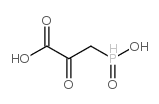 (hydroxyphosphinyl)pyruvic acid Structure