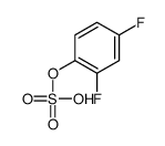 (2,4-difluorophenyl) hydrogen sulfate Structure