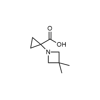 1-(3,3-Dimethylazetidin-1-yl)cyclopropane-1-carboxylic acid Structure