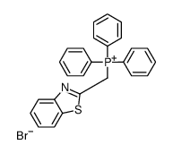 1,3-benzothiazol-2-ylmethyl(triphenyl)phosphanium,bromide结构式