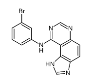 N-(3-bromophenyl)-3H-imidazo[4,5-f]quinazolin-9-amine Structure