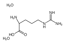 (2S)-2-amino-5-(diaminomethylideneamino)pentanoic acid,dihydrate结构式