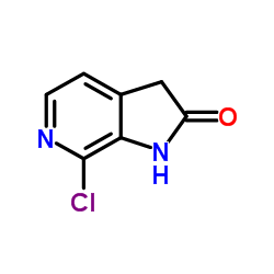 7-氯-1H-吡咯并[2,3-c]吡啶-2(3H)-酮结构式