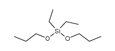 Diaethyl-dipropyloxy-silan Structure