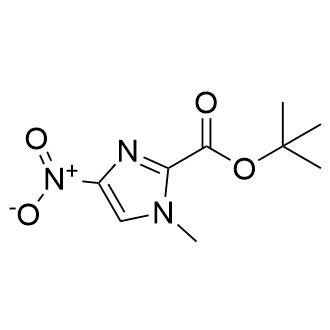 tert-Butyl 1-methyl-4-nitro-1H-imidazole-2-carboxylate structure