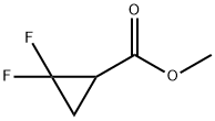 2,2-Difluoro-cyclopropanecarboxylic acid methyl ester structure