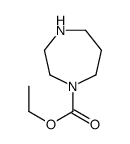 N-乙氧羰基高哌嗪结构式