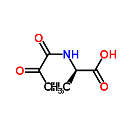 D-Alanine, N-(1,2-dioxopropyl)- (9CI) Structure