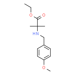 2-((4-甲氧基苄基)氨基)-2-甲基丙酸乙酯图片