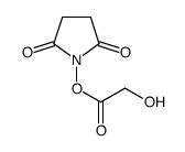 (2,5-dioxopyrrolidin-1-yl) 2-hydroxyacetate结构式