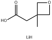 2-(3-methyloxetan-3-yl)acetic acid lithium salt结构式