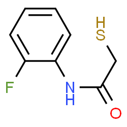 N-(2-FLUOROPHENYL)-2-MERCAPTOACETAMIDE structure