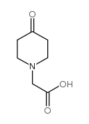 (4-OXO-PIPERIDIN-1-YL)-ACETIC ACID HYDROCHLORIDE Structure