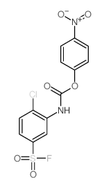 (4-nitrophenyl) N-(2-chloro-5-fluorosulfonyl-phenyl)carbamate picture