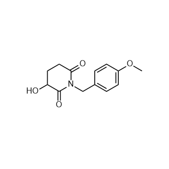 3-羟基-1-(4-甲氧基苄基)哌啶-2,6-二酮图片