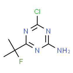 4-氯-6-(2-氟丙烷-2-基)-1,3,5-三嗪-2-胺图片