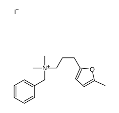 benzyl-dimethyl-[3-(5-methylfuran-2-yl)propyl]azanium,iodide结构式