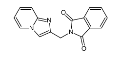 2-(imidazo[1,2-a]pyridin-2-ylmethyl)isoindoline-1,3-dione Structure